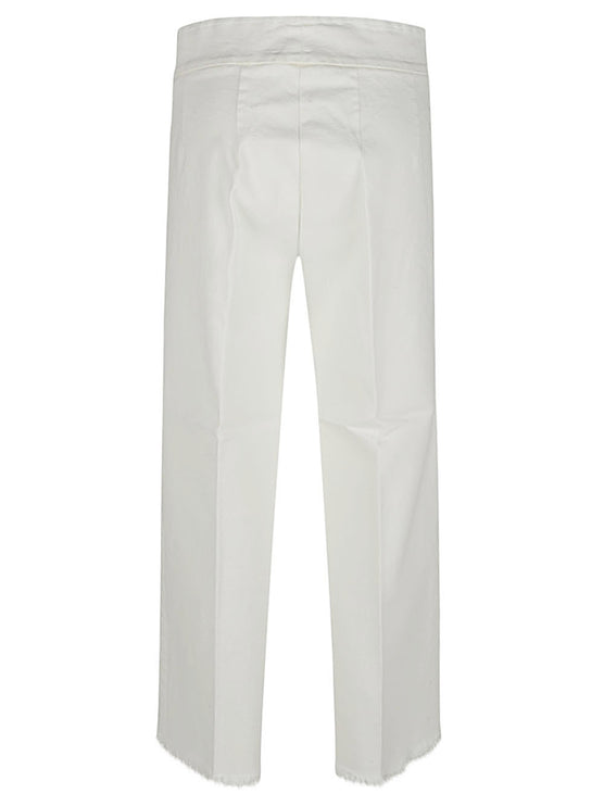 AVENUE MONTAIGNE Trousers White