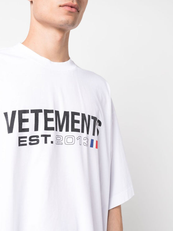 Vetements T-shirts and Polos White