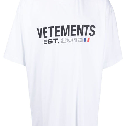 Vetements T-shirts and Polos White