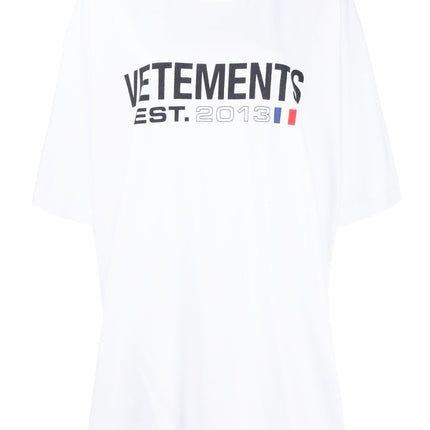 Vetements T-shirts and Polos White