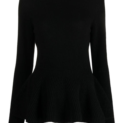 Alexander McQueen Sweaters Black