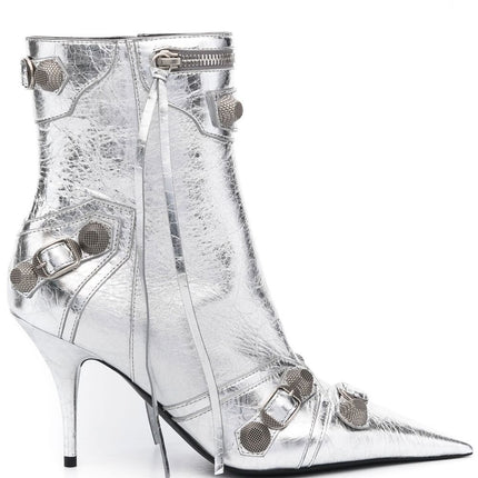 Balenciaga Boots Silver