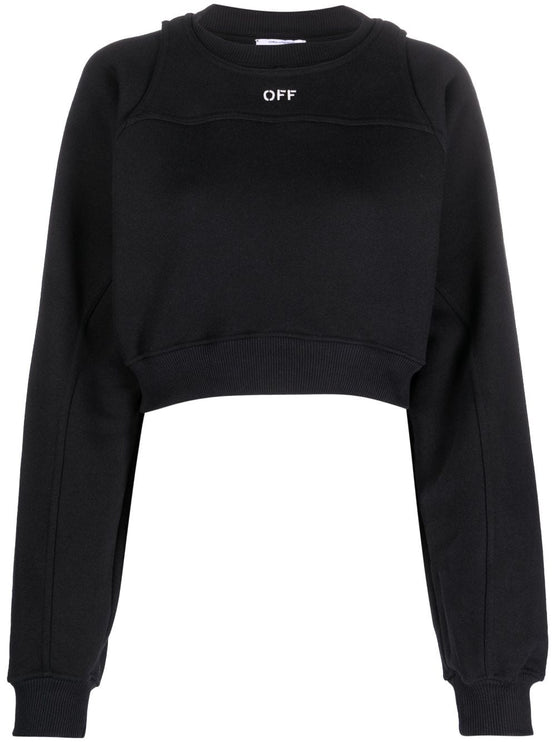 Off White Sweaters Black