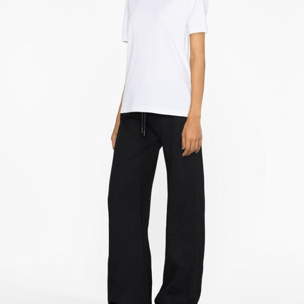 Off White Trousers Black