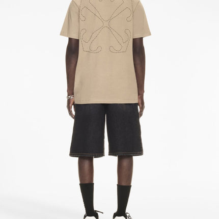 Off White T-shirts and Polos Beige