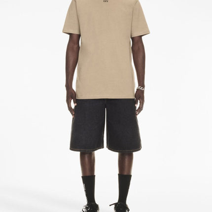 Off White T-shirts and Polos Beige