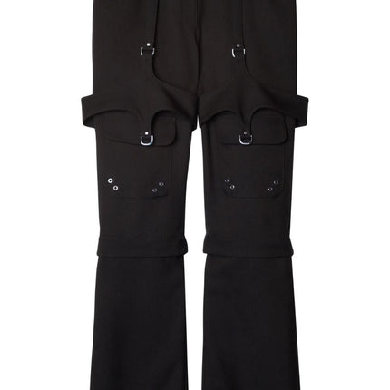 Off White Trousers Black