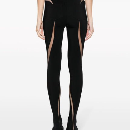 MUGLER Trousers Black