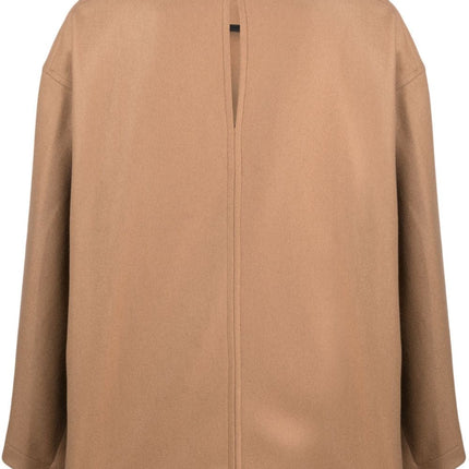 Erika Cavallini Semi-Couture Top Camel