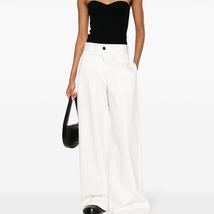 JIL SANDER FASHION Trousers White