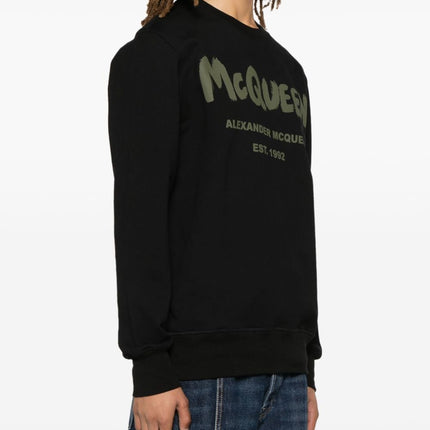 Alexander McQueen Sweaters Black