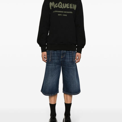 Alexander McQueen Sweaters Black