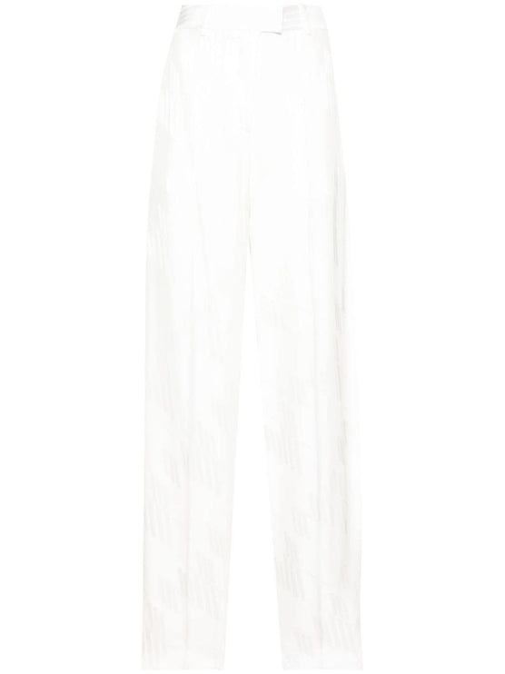 The Attico Trousers White