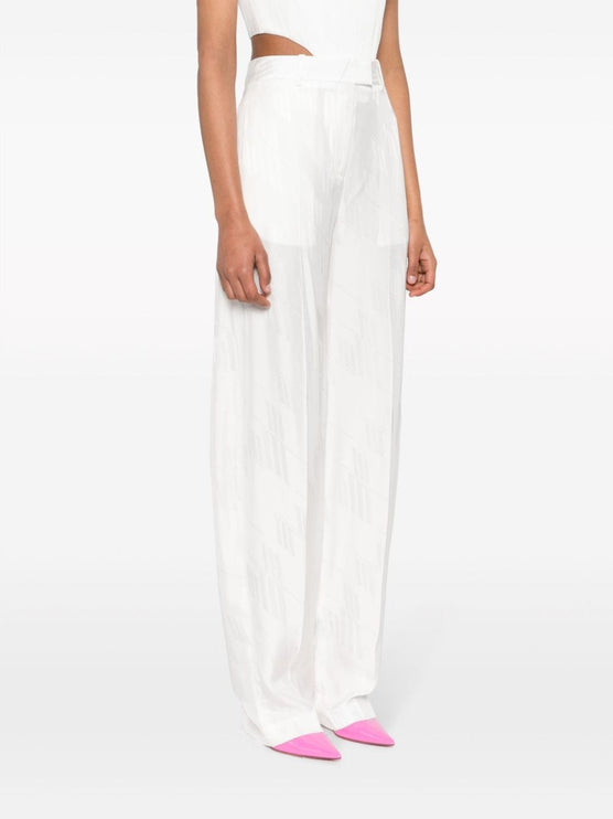 The Attico Trousers White