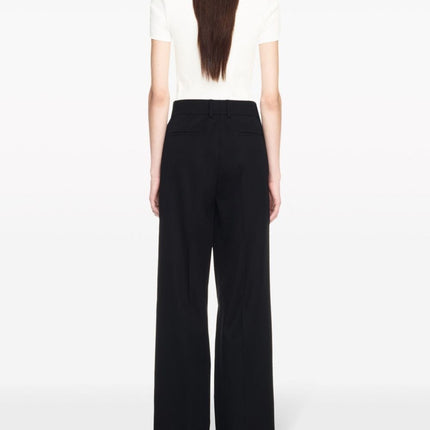 Off White Trousers Black