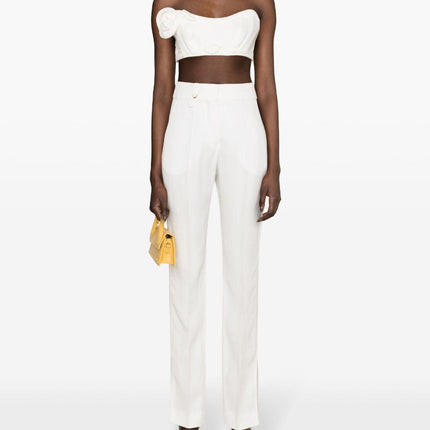 JACQUEMUS Trousers White