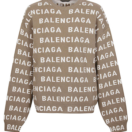 Balenciaga Sweaters Beige