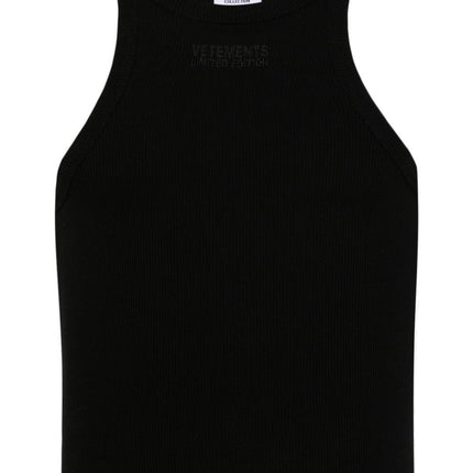 Vetements Top Black