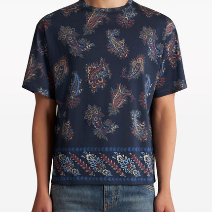 Etro T-shirts and Polos Blue