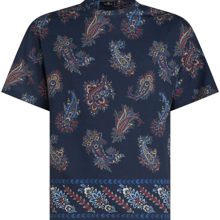 Etro T-shirts and Polos Blue