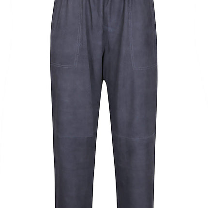 Via Masini 80 Trousers Clear Blue