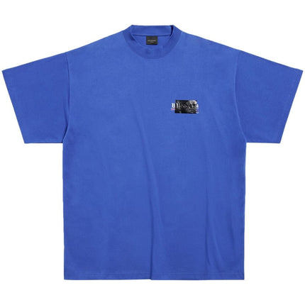 Balenciaga T-shirts and Polos Blue