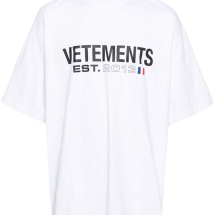 Vetements T-shirts and Polos White