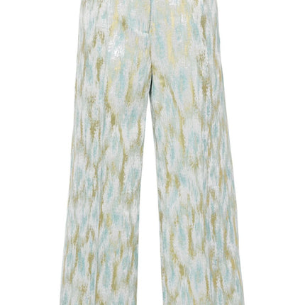 Erika Cavallini Semi-Couture Trousers MultiColour