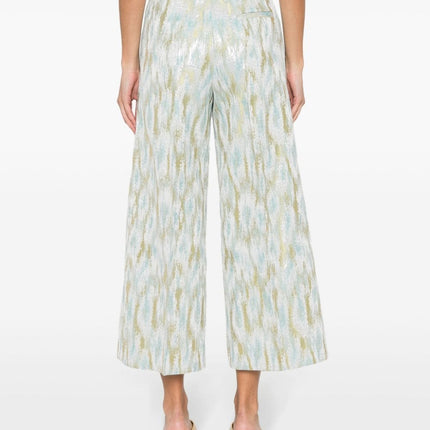 Erika Cavallini Semi-Couture Trousers MultiColour