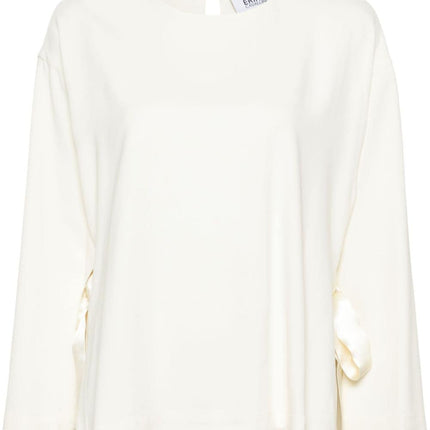 Erika Cavallini Semi-Couture Top White