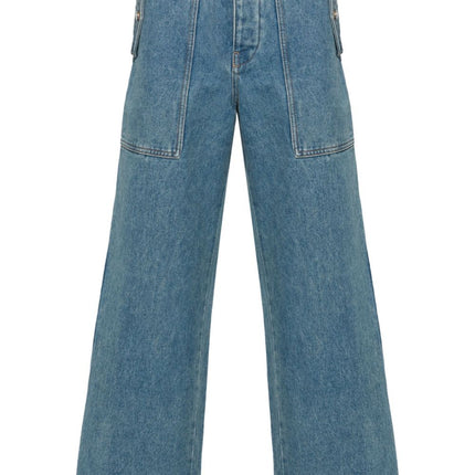 MAISON KITSUNE' Jeans Clear Blue