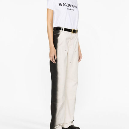 Balmain T-shirts and Polos White