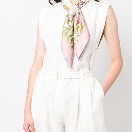 Ferragamo Scarfs White