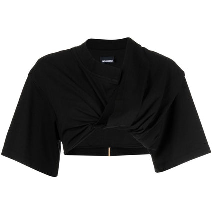 JACQUEMUS T-shirts and Polos Black