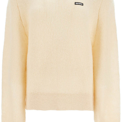 Rotate mohair blend pullover sweater