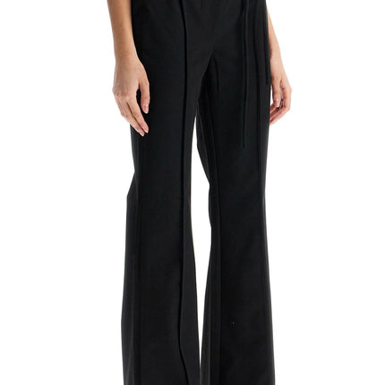 Rotate elegant pink recycled polyester women's trousers