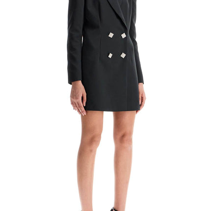 Rotate satin blazer mini dress with