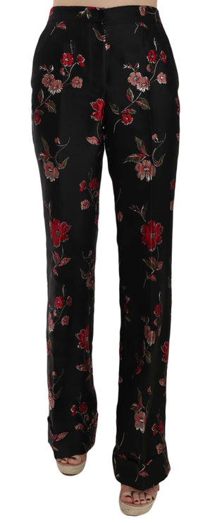 Pantalon de botte à imprimé floral élégant