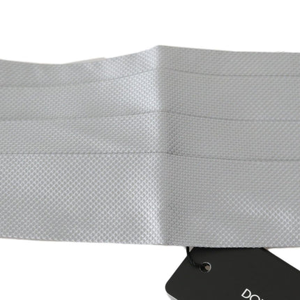 Elegant Silk Gray Cummerbund