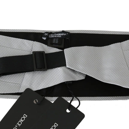 Elegant Silk Gray Cummerbund