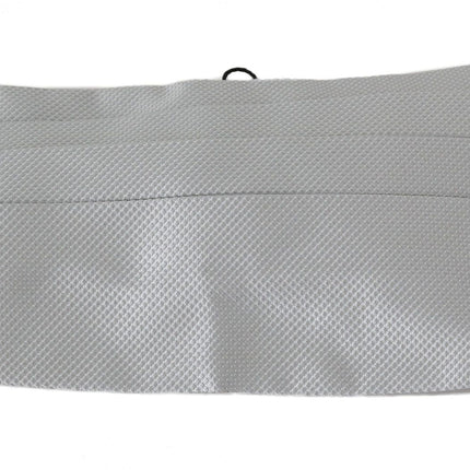 Elegant Silk Gray Cummerbund