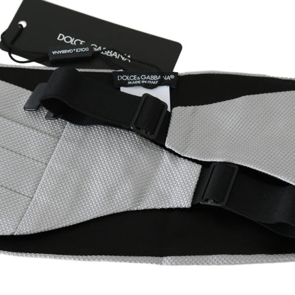 Elegant Silk Gray Cummerbund