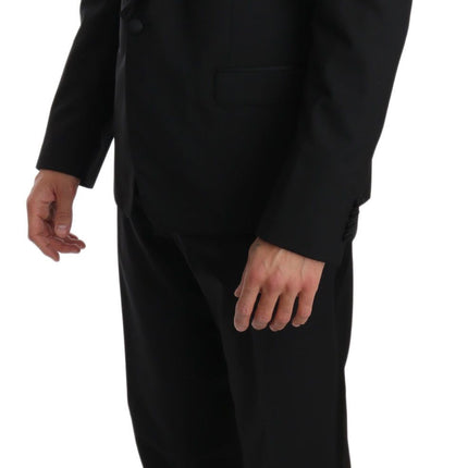 Ensemble de costumes martini élégant noir slim fit