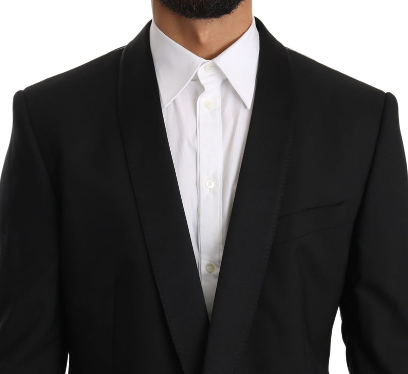 Elegante juego de traje de martini de fit negro elegante