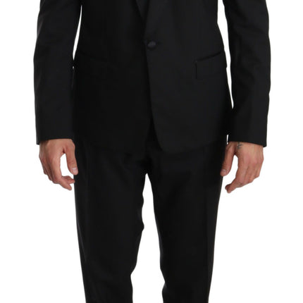 Ensemble de costumes martini élégant noir slim fit