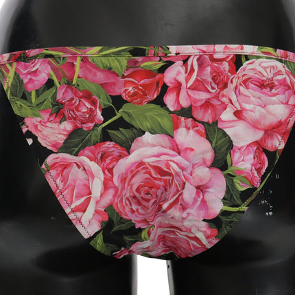 Élégant bas de bikini motif rose