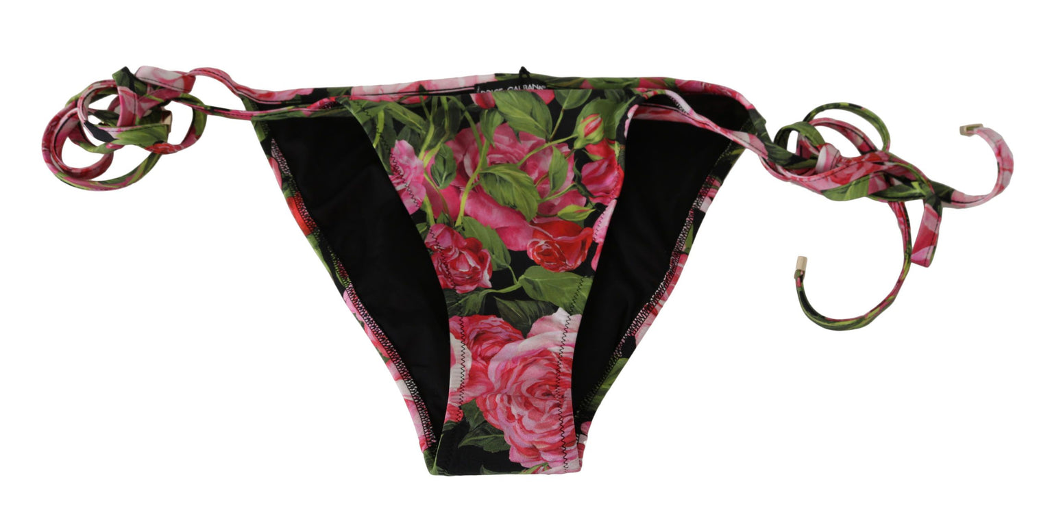 Elegante fondo bikini a pattern rosa