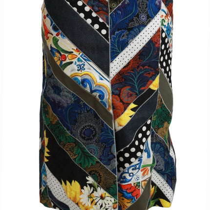 Elegante geometrische print met hoge taille rok