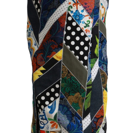 Elegante geometrische print met hoge taille rok