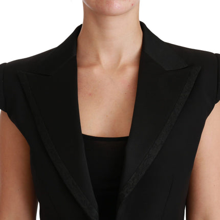 Gilet de blazer rangeur noir élégant